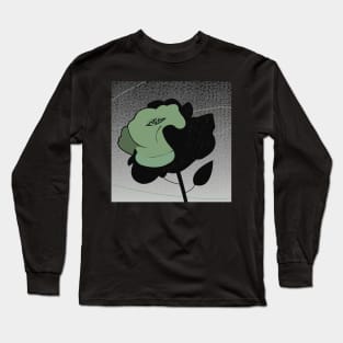 Green Rose Long Sleeve T-Shirt